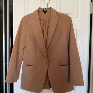Express Tan Pinstripe Blazer Size XS